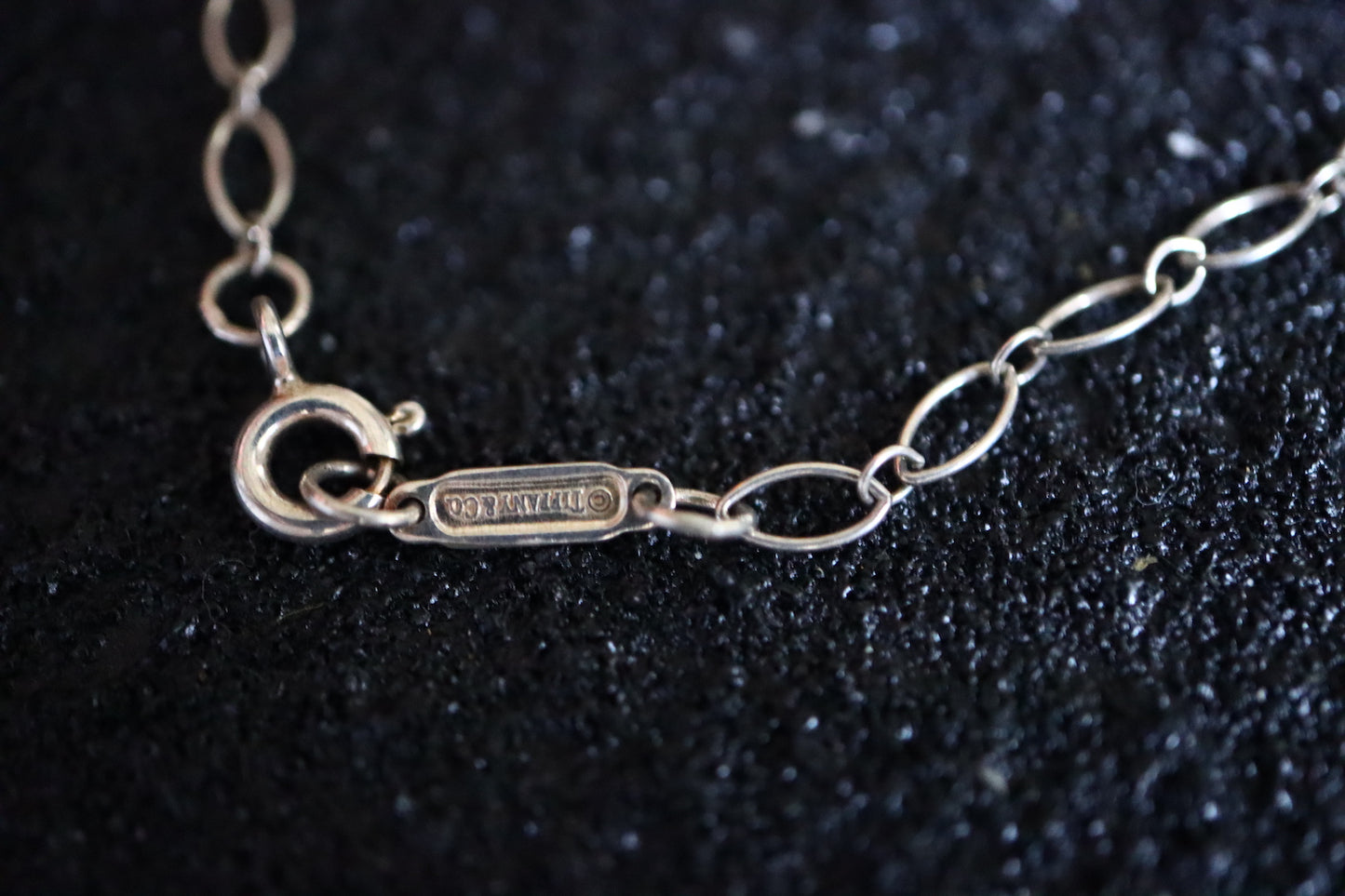 Vintage Tiffany&Co. 925 Silver minimalism large key necklace