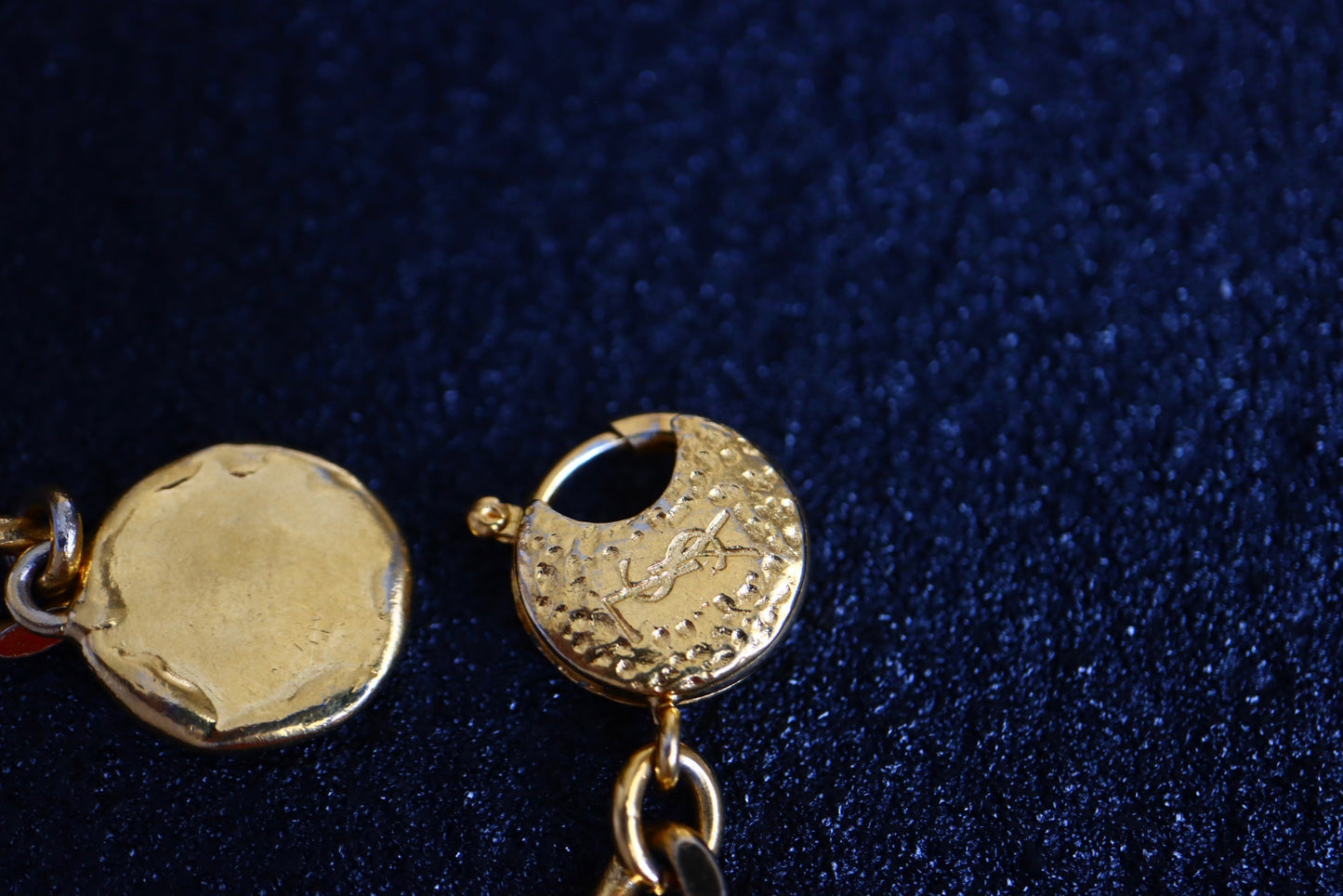 Robert Goossens for YSL Yves Saint Laurent gold-tone multi coins star moon bracelet