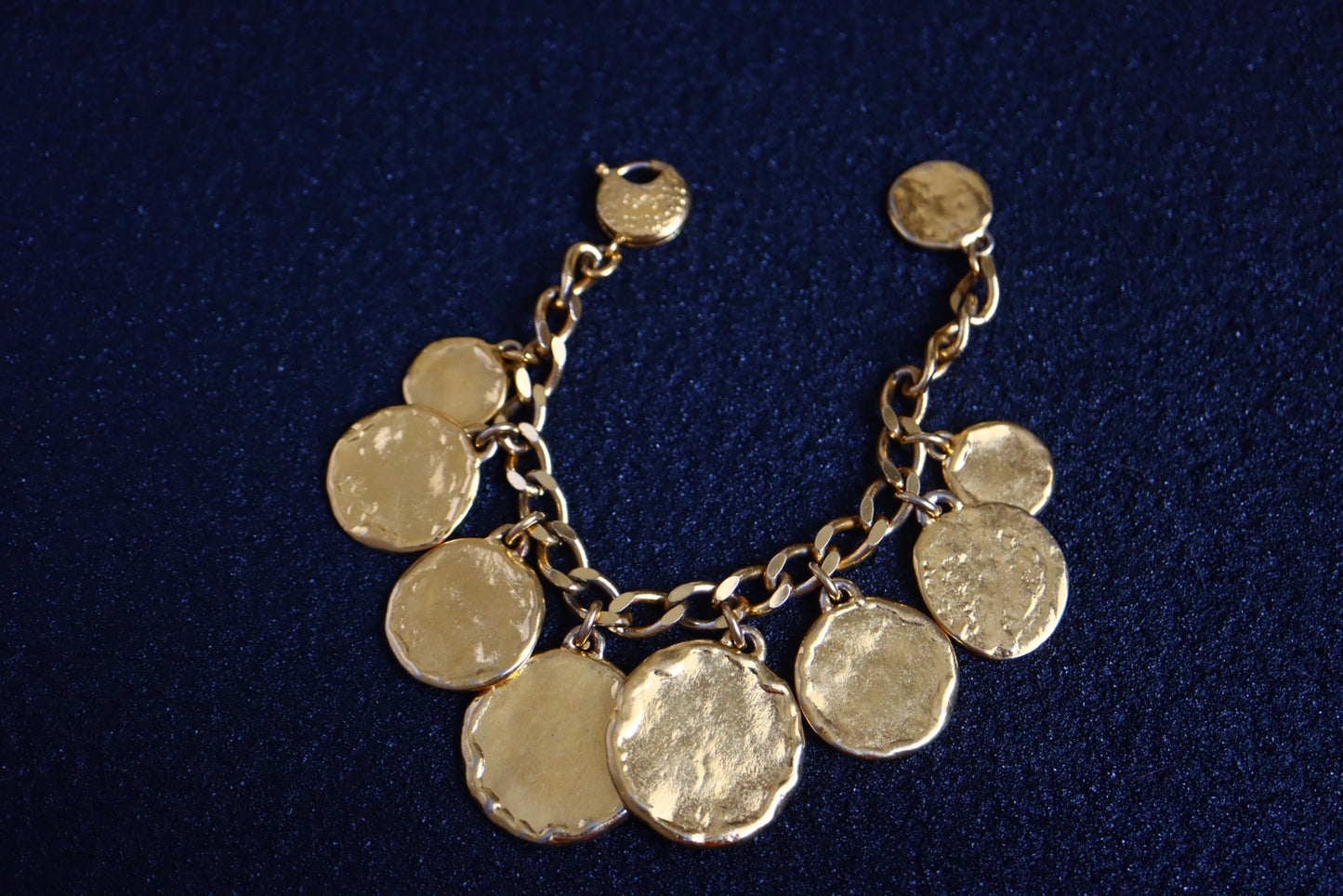 Robert Goossens for YSL Yves Saint Laurent gold-tone multi coins star moon bracelet