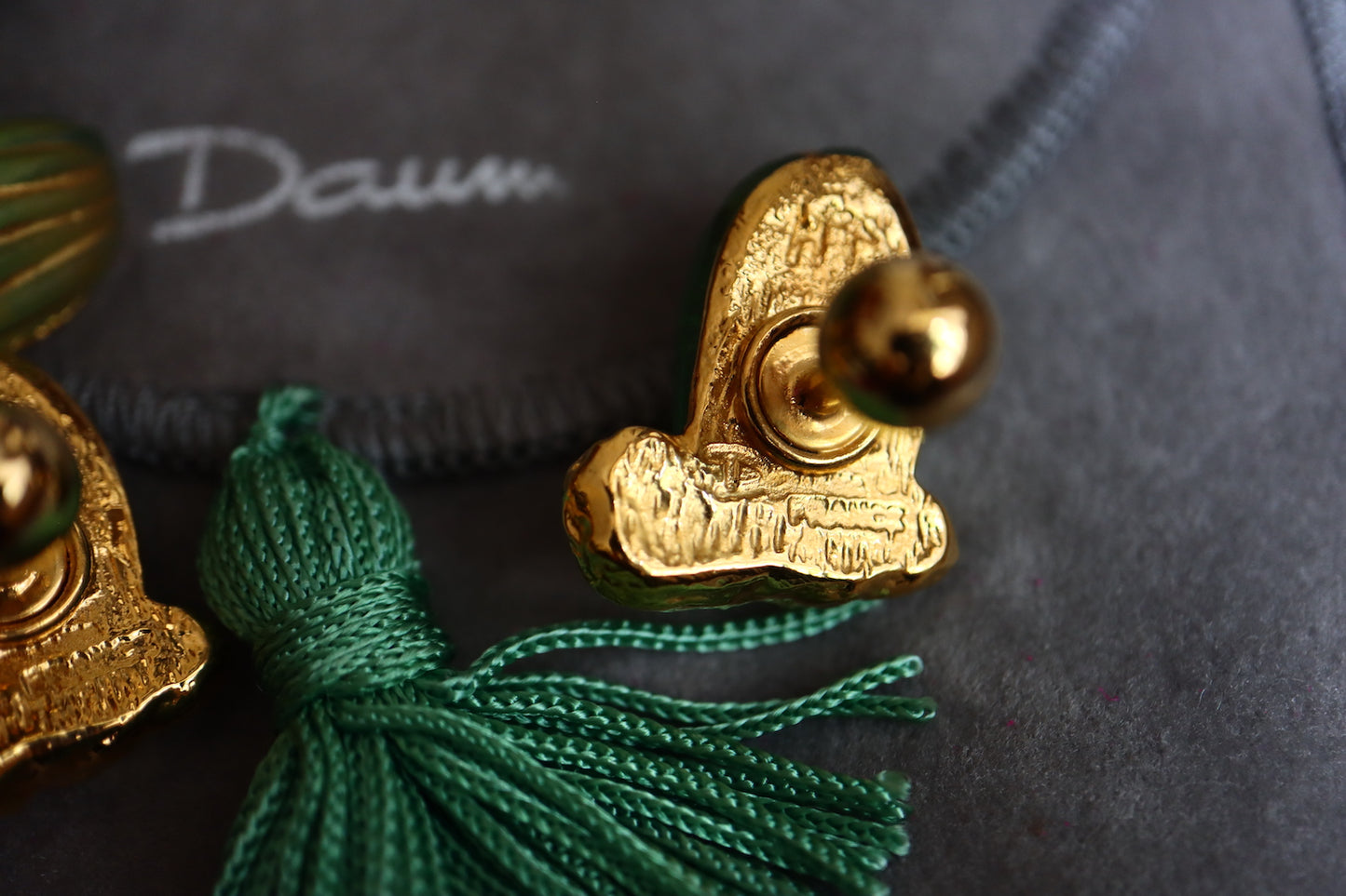 Joseph Hilton McConnico for Daum Cactus brooch glove cuff link set