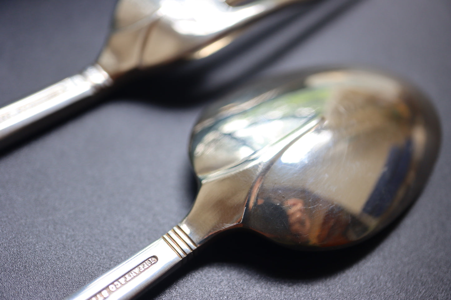 TIFFANY & CO. Vintage Art Deco Sterling Silver 3-Piece Cutlery Set