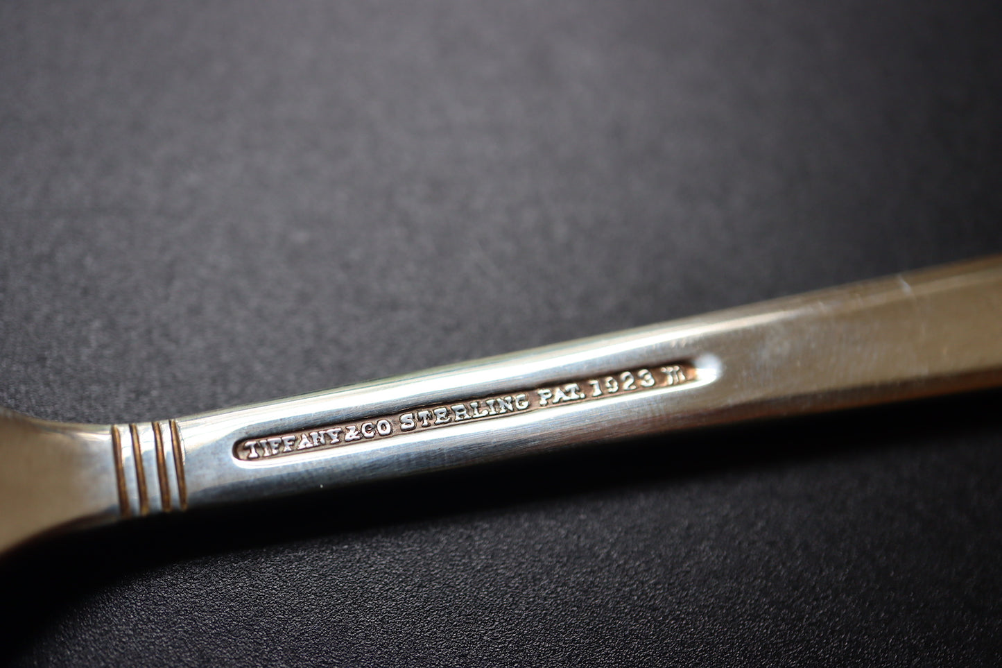 TIFFANY & CO. Vintage Art Deco Sterling Silver 3-Piece Cutlery Set