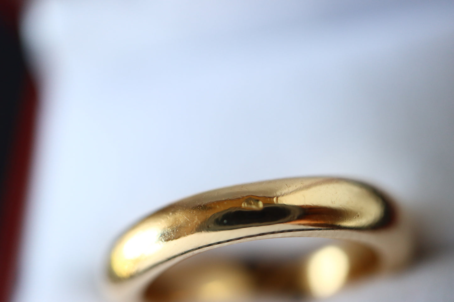 Vintage 90s Cartier Toi et Moi 18K Yellow Gold Sapphire Ring