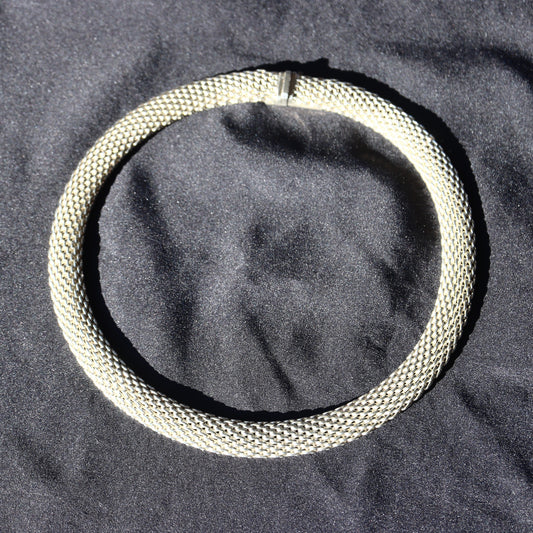 TIFFANY & CO Somerset Sterling Silver 925 Mesh Collar Necklace