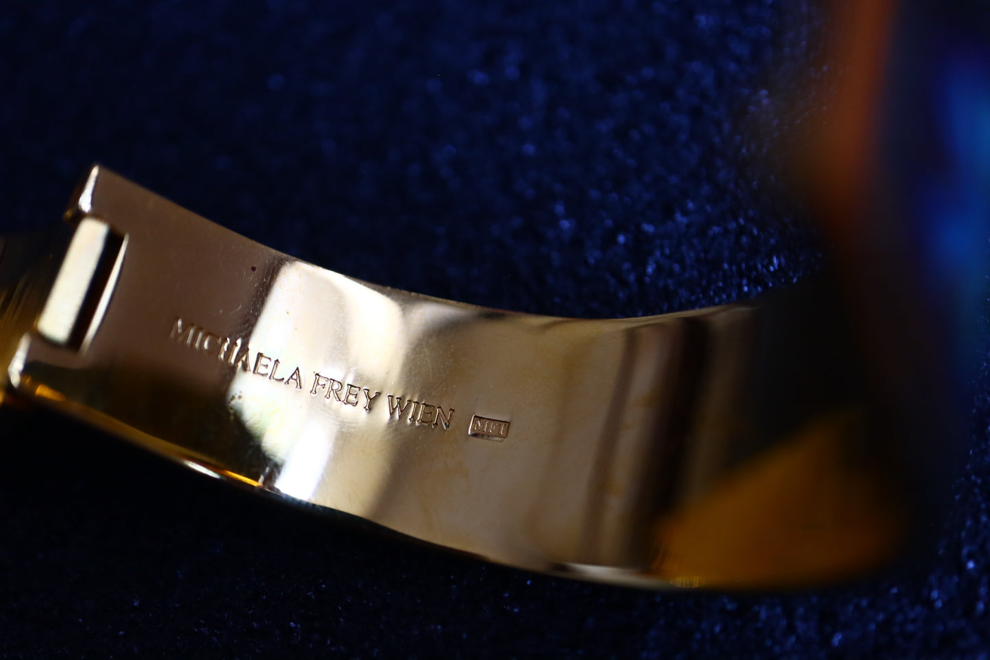 Vintage Michaela Frey Wille Apollo Sun enamel Bracelet Necklace set