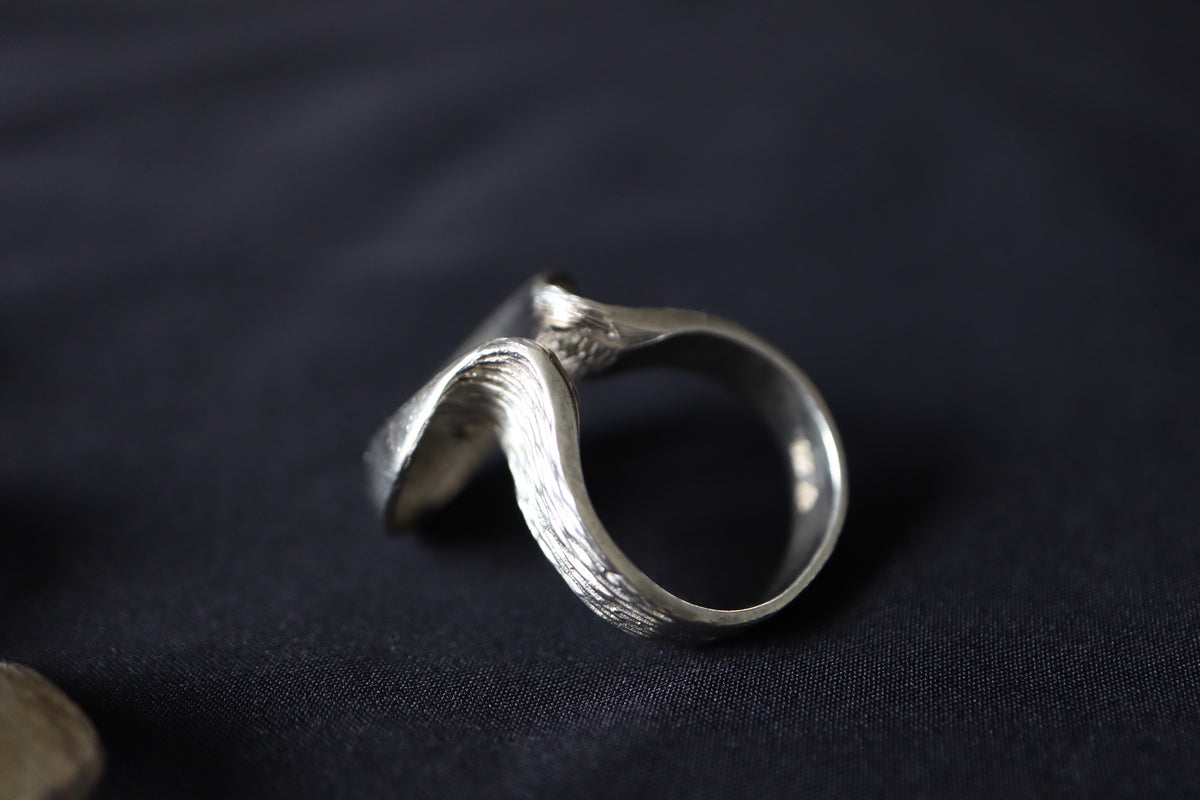 Modernist Dutch Joseph Bernard Citroen (1891-1970) Sterling Silver Bracelet & Ring Parure Set