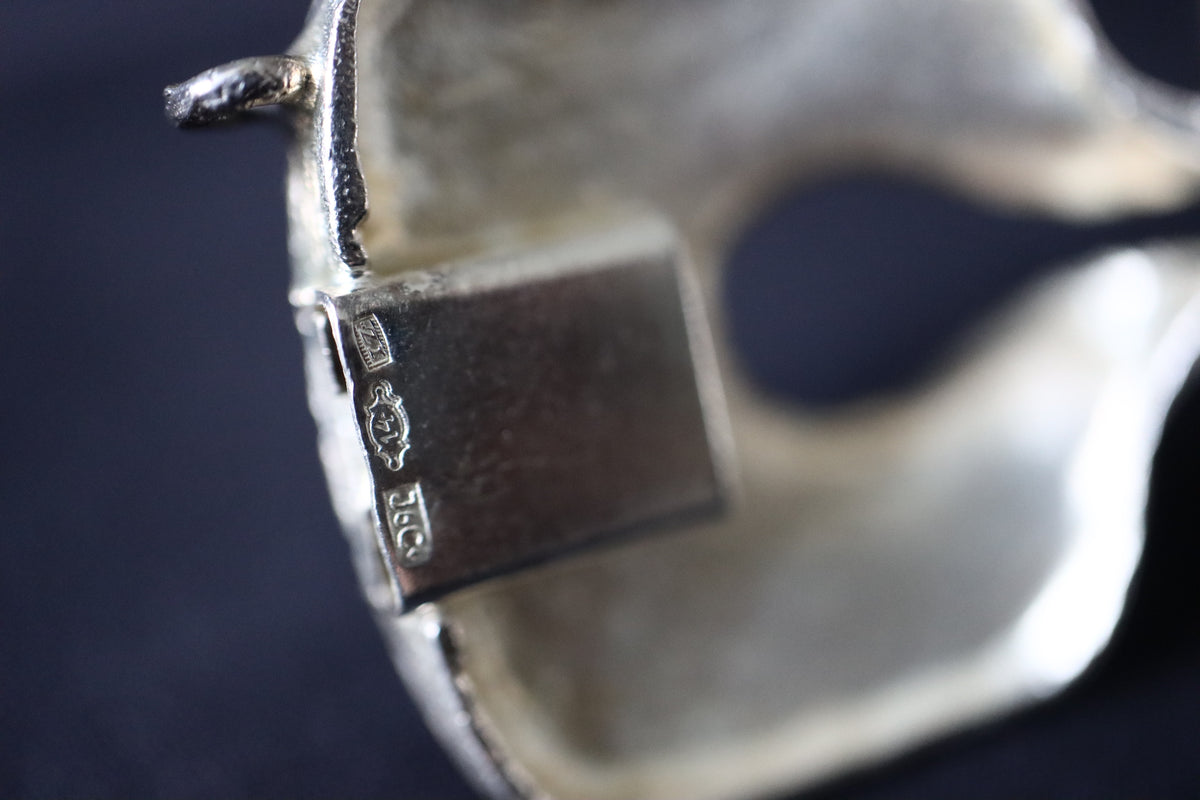 Modernist Dutch Joseph Bernard Citroen (1891-1970) Sterling Silver Bracelet & Ring Parure Set
